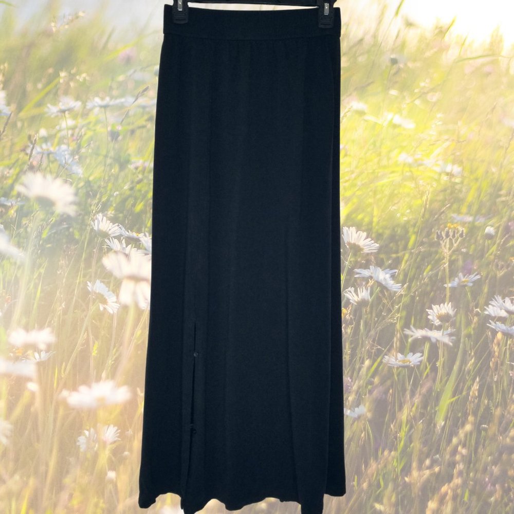 Summerskin UPF 50+ Sun Protection Long Black Skirt, Small